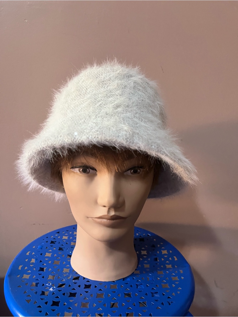 San Diego Hat Company Cream Fuzzy Bucket Hat